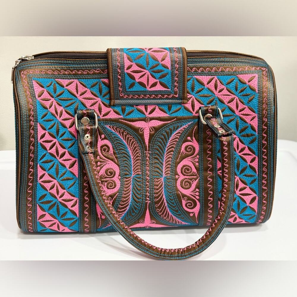 NEW XL BANDA BAG “THE WEEKENDER” TOTE BAG CARRY-ON TRAVELER ~ BEAUTIFUL